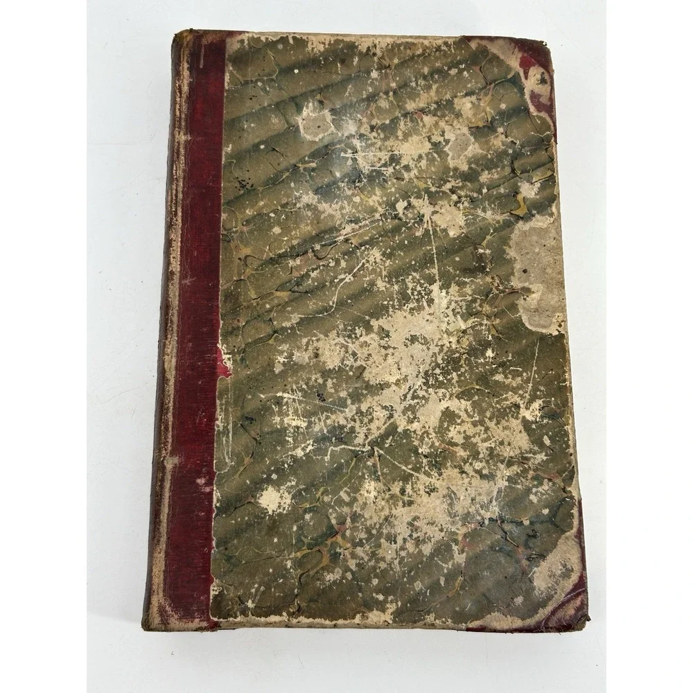 The New Pictorial Magazine Volume 5 By Robert Sears 1848 Antique Hardcover Book